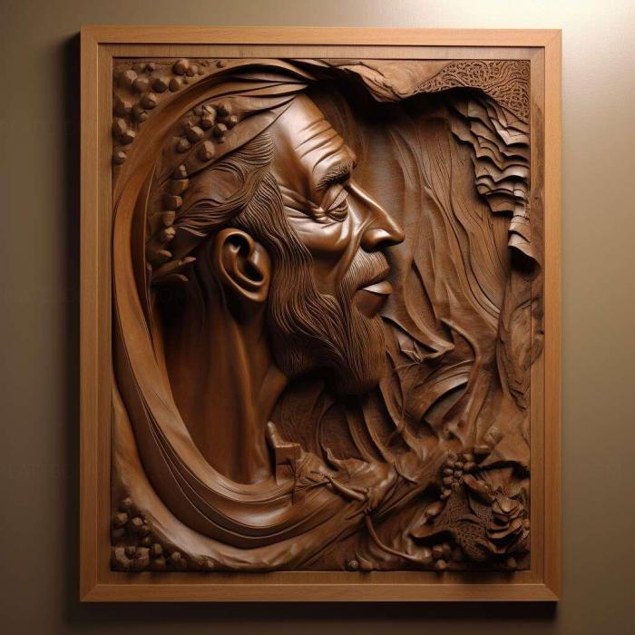 نموذج ثلاثي الأبعاد لآلة CNC 3D Art 